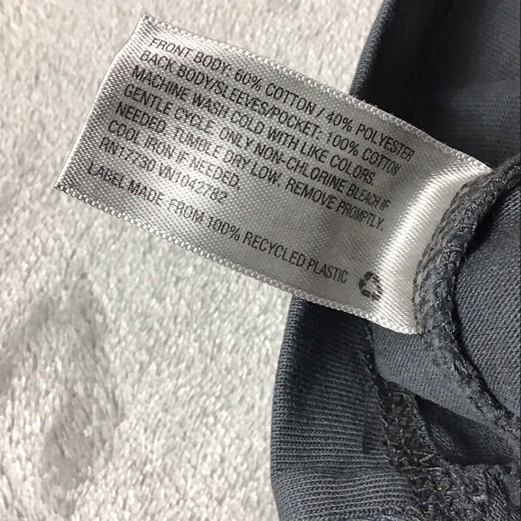 Wild Fable Womens Size M Pullover Sweatshirt Dark Gray Long Sleeve Crew Pocket - Picture 7 of 12